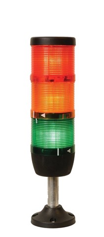 IK Series Three Level 24V AC/DC 100mm Tube Plastic Base LED Tower 70mm